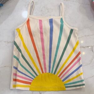 Hanna Andersson Multicolor Rainbow Tank Top